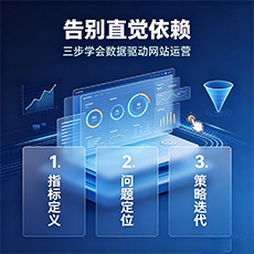 怒江建站-告别直觉依赖：三步学会数据驱动网站运营